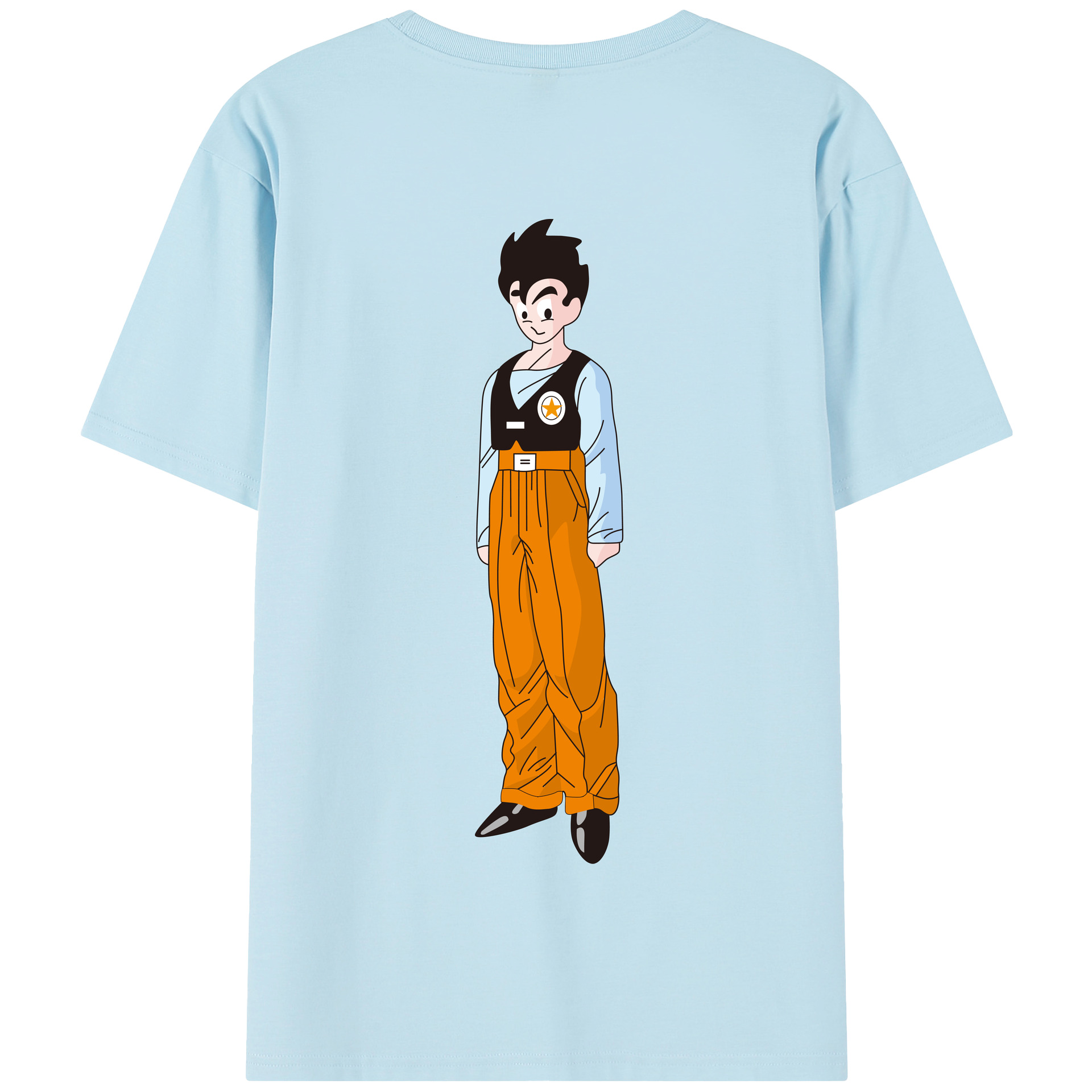（画像用） ドラゴンボール DRAGON BALL 綿100％半袖Tシャツ（背面プリント）
